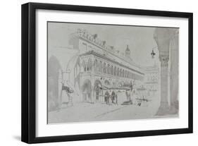 The Palazzo Della Ragione and Piazza Delle Erbe-John Ruskin-Framed Giclee Print