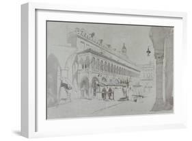 The Palazzo Della Ragione and Piazza Delle Erbe-John Ruskin-Framed Giclee Print