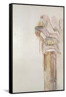 The Palazzo Gambacorti, Pisa, 27 - 30 April 1872 (Watercolour over Graphite on Wove Paper)-John Ruskin-Framed Stretched Canvas