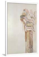 The Palazzo Gambacorti, Pisa, 27 - 30 April 1872 (Watercolour over Graphite on Wove Paper)-John Ruskin-Framed Giclee Print