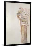 The Palazzo Gambacorti, Pisa, 27 - 30 April 1872 (Watercolour over Graphite on Wove Paper)-John Ruskin-Framed Giclee Print