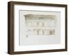 The Palazzo Gambacorti, Pisa, 27 - 30 April 1872 (Watercolour over Graphite on Wove Paper)-John Ruskin-Framed Giclee Print