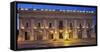 The Palazzo Nuovo of the Capitoline Museums, on the Piazza Del Campidoglio at Night, Rome-Cahir Davitt-Framed Stretched Canvas