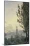 The Palazzo Vecchio from the Boboli Gardens, Florence-John Robert Cozens-Mounted Giclee Print