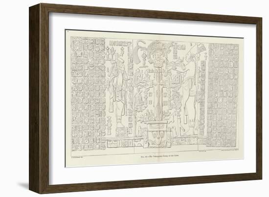 The Palenquean Group of the Cross-Frederick Catherwood-Framed Giclee Print