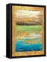 The Palette in Gold-Patricia Pinto-Framed Stretched Canvas
