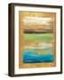 The Palette in Gold-Patricia Pinto-Framed Art Print