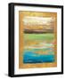 The Palette in Gold-Patricia Pinto-Framed Art Print