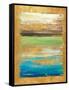 The Palette in Gold-Patricia Pinto-Framed Stretched Canvas