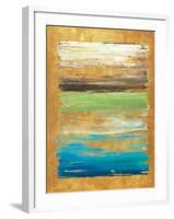 The Palette in Gold-Patricia Pinto-Framed Art Print