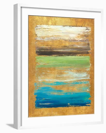 The Palette in Gold-Patricia Pinto-Framed Art Print