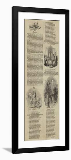 The Palfrey; a Love Story of the Olden Time, by Leigh Hunt-null-Framed Giclee Print