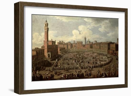 The Palio, Piazza Del Campo, Siena-Giuseppe Zocchi-Framed Giclee Print