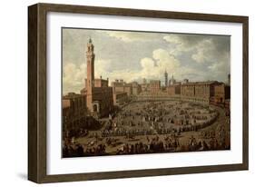 The Palio, Piazza Del Campo, Siena-Giuseppe Zocchi-Framed Giclee Print