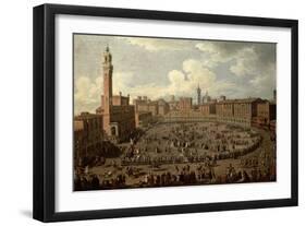 The Palio, Piazza Del Campo, Siena-Giuseppe Zocchi-Framed Giclee Print