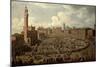 The Palio, Piazza Del Campo, Siena-Giuseppe Zocchi-Mounted Giclee Print