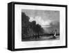 The Palisade Rocks on the Hudson River, West Bank, New York, 1855-null-Framed Stretched Canvas
