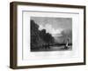 The Palisade Rocks on the Hudson River, West Bank, New York, 1855-null-Framed Giclee Print