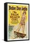 The Palm Beach Girl-null-Framed Stretched Canvas