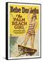 The Palm Beach Girl-null-Framed Stretched Canvas