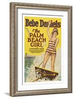The Palm Beach Girl-null-Framed Art Print