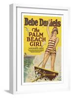 The Palm Beach Girl-null-Framed Art Print