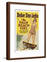 The Palm Beach Girl-null-Framed Art Print