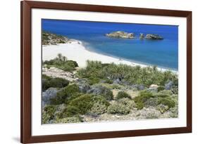 The Palm Beach in Vai, Crete, Greece, April 2009-Lilja-Framed Photographic Print