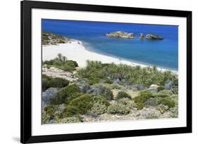 The Palm Beach in Vai, Crete, Greece, April 2009-Lilja-Framed Photographic Print