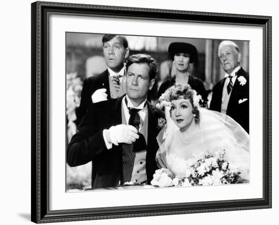 The Palm Beach Story, Joel McCrea, Claudette Colbert, 1942-null-Framed Photo