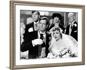 The Palm Beach Story, Joel McCrea, Claudette Colbert, 1942-null-Framed Photo