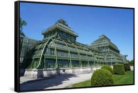 The Palm House in the Schonbrunn Gardens, Vienna, Austria-Carlo Morucchio-Framed Stretched Canvas