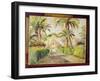 The Palm Trees, 1919-Pierre-Auguste Renoir-Framed Giclee Print