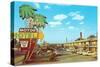 The Palms Motor Hotel, Vintage Motel-null-Stretched Canvas