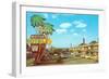 The Palms Motor Hotel, Vintage Motel-null-Framed Art Print