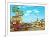 The Palms Motor Hotel, Vintage Motel-null-Framed Art Print