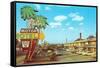 The Palms Motor Hotel, Vintage Motel-null-Framed Stretched Canvas