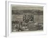 The Panama Canal, Arrival of the Engineers at Colon-null-Framed Giclee Print