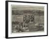 The Panama Canal, Arrival of the Engineers at Colon-null-Framed Giclee Print