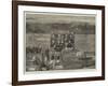 The Panama Canal, Arrival of the Engineers at Colon-null-Framed Giclee Print