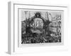 The Panama Canal - M. De Lesseps, on His Arrival at Panama, Receiving a Floral Crown under the Triu-null-Framed Giclee Print