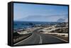 The Panamerican Highway Slices Through the Northern Atacama Desert in Northern Chile-Sergio Ballivian-Framed Stretched Canvas