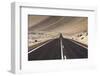 The Panamerican Highway Slices Through the Northern Atacama Desert in Northern Chile-Sergio Ballivian-Framed Photographic Print