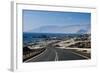 The Panamerican Highway Slices Through the Northern Atacama Desert in Northern Chile-Sergio Ballivian-Framed Photographic Print