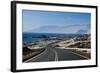 The Panamerican Highway Slices Through the Northern Atacama Desert in Northern Chile-Sergio Ballivian-Framed Photographic Print