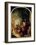 The Pancake Seller, 1650-55 (Oil on Panel)-Gerrit or Gerard Dou-Framed Giclee Print