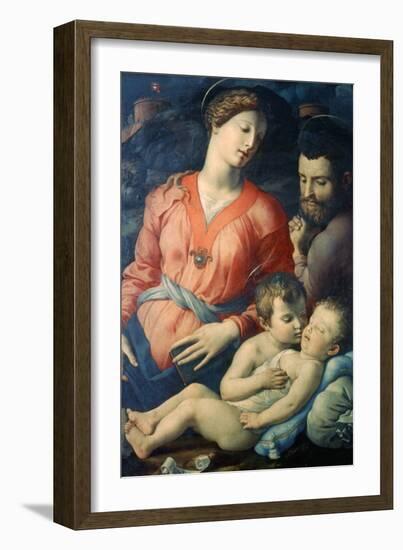 The Panciatichi Holy Family, 1530-1532-Agnolo Bronzino-Framed Giclee Print