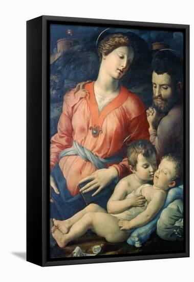 The Panciatichi Holy Family, 1530-1532-Agnolo Bronzino-Framed Stretched Canvas