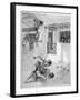 The Pancratium: Two Boys Wrestling-Andre Castaigne-Framed Art Print