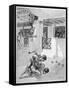 The Pancratium: Two Boys Wrestling-Andre Castaigne-Framed Stretched Canvas